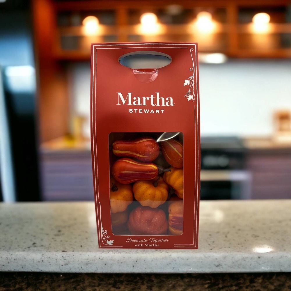 Martha Stewart Gourds And Pumpkins Set of 16